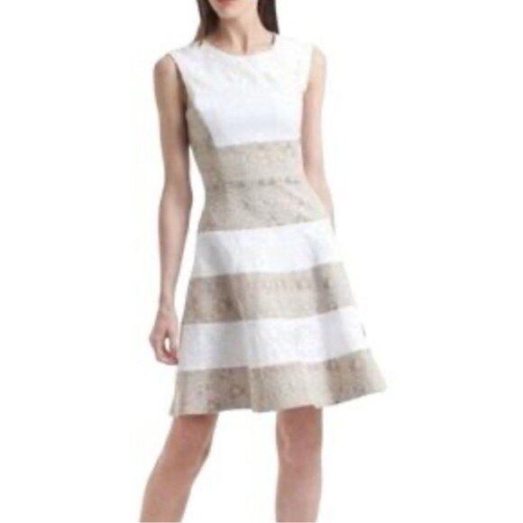 Belle BADGLEY MISCHKA Women’s Mini Dress A Line Fit & Flare Sleeveless Size 8